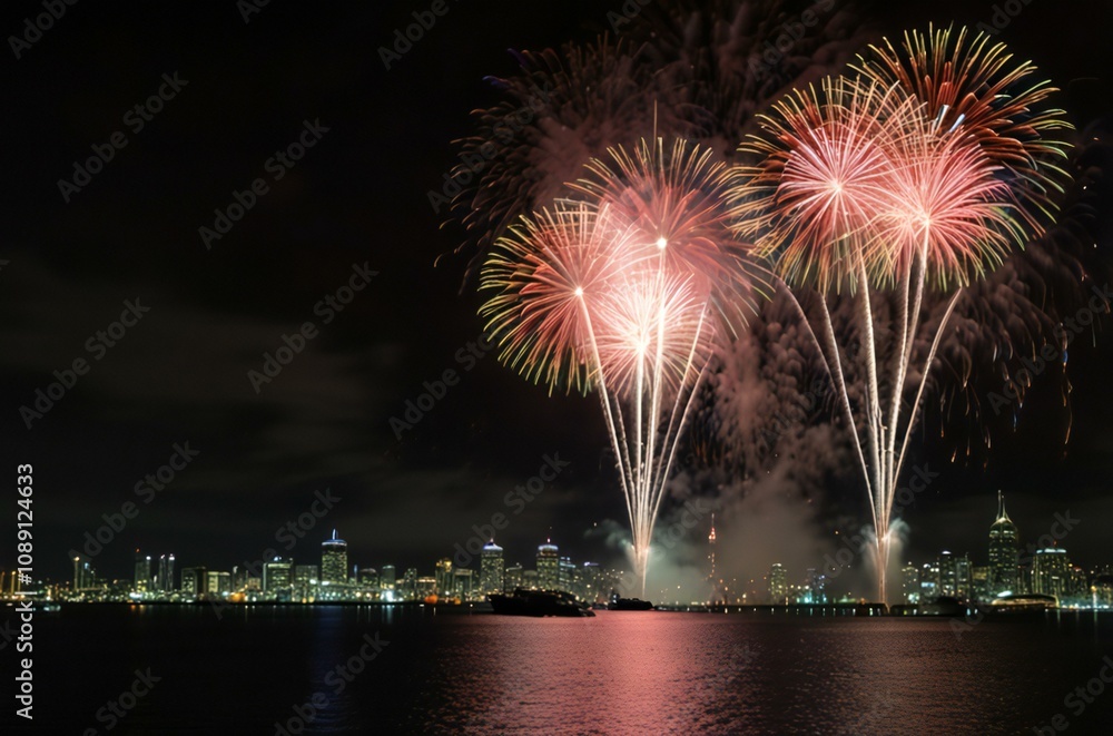 fireworks over the river fireworks over the river