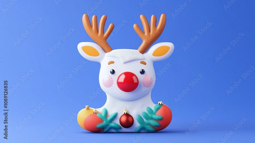 Festive Reindeer Head Oven Mitt for Holiday Cooking and Baking Festive Reindeer Head Oven Mitt for Holiday Cooking and Baking