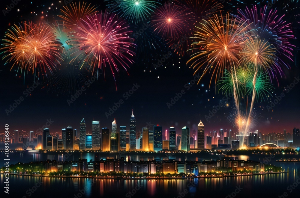 Fototapeta premium fireworks
