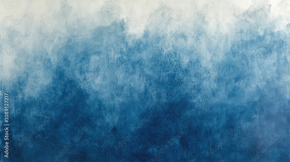 Serene blue watercolor backdrop blending from deep navy to soft azure against a textured white surface, evoking calmness and depth. Serene blue watercolor backdrop blending from deep navy to soft azure against a textured white surface, evoking calmness and depth.