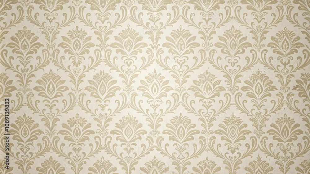 Damask seamless wallpaper background, classic look, refined design, wallpaper with damask Damask seamless wallpaper background, classic look, refined design, wallpaper with damask