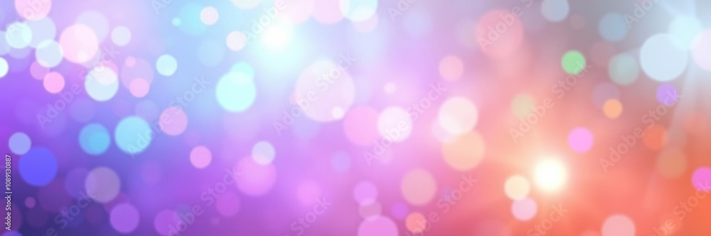 Fototapeta premium Dazzling rainbow of colors in a dreamy abstract background, colorful, blur