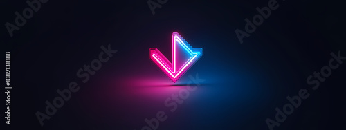 Minimal Neon Download Symbol