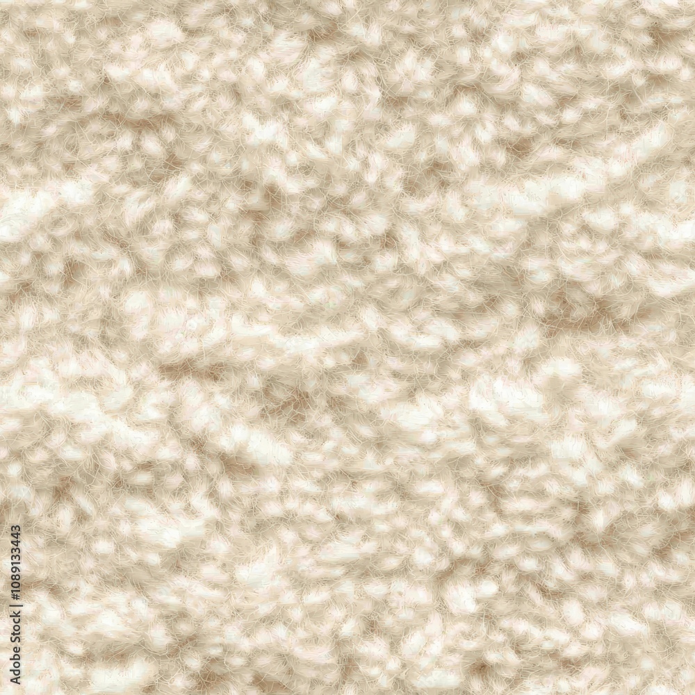 Cream-colored fluffy texture Cream-colored fluffy texture