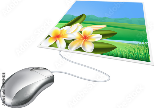 Mouse photo online internet...