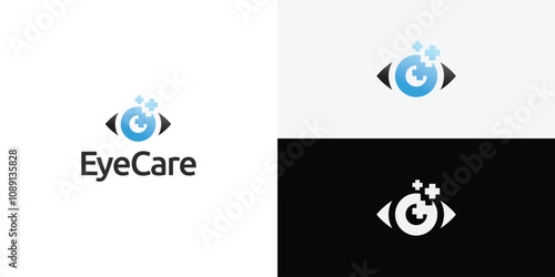 Eye Care, eye clinic Logo Design Template.
