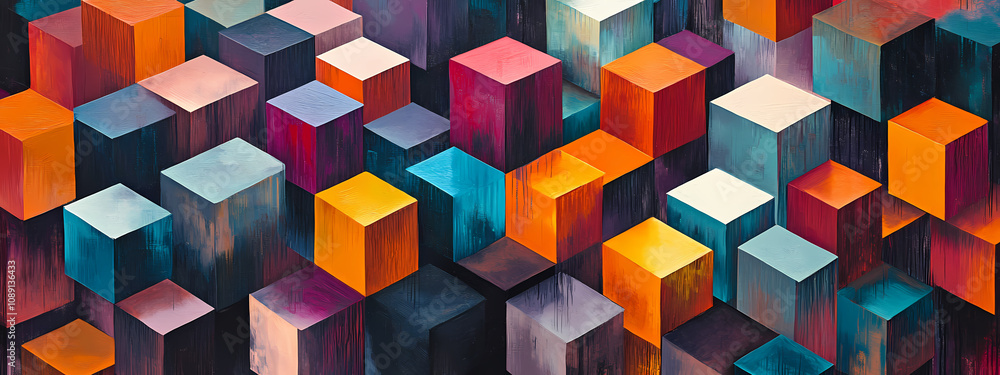 Obraz premium Rainbow Dimensions