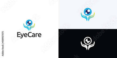 Eye Care, eye clinic Logo Design Template.