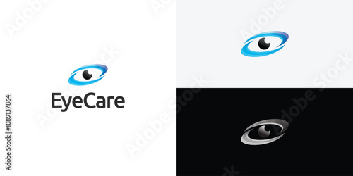 Eye Care, eye clinic Logo Design Template.