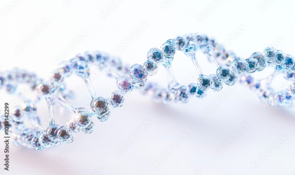 DNA structure isolated on white background DNA structure isolated on white background