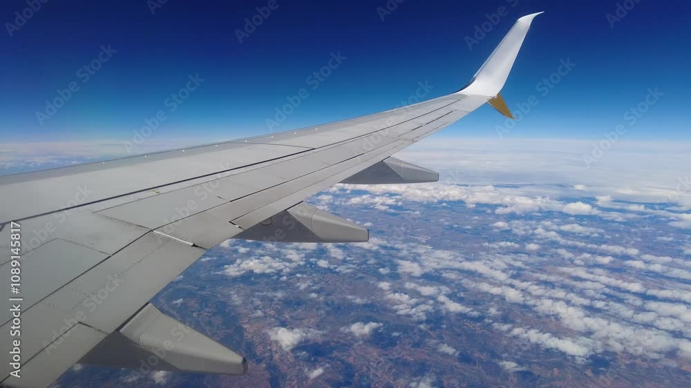 cruising from airplane wing reveals spanish countryside sunny weather enhances landscape making enjoyable for travelers view stunning scenic beauty cruising from airplane wing reveals spanish countryside sunny weather enhances landscape making enjoyable for travelers view stunning scenic beauty