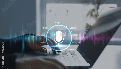 Foto Translate languages technology concept