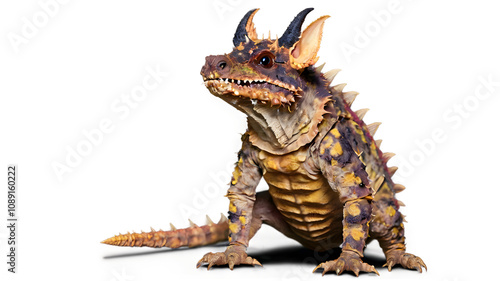 dragon isolated on white