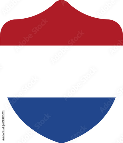 Shield Shape of Netherlands Flag Free Download Shield Shape of Netherlands Flag - GFXLoad