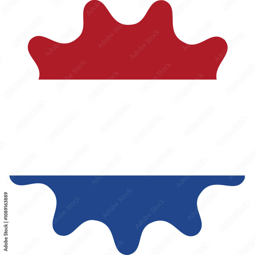 Netherlands Flag Smooth Sides Icon Netherlands Flag Smooth Sides Icon