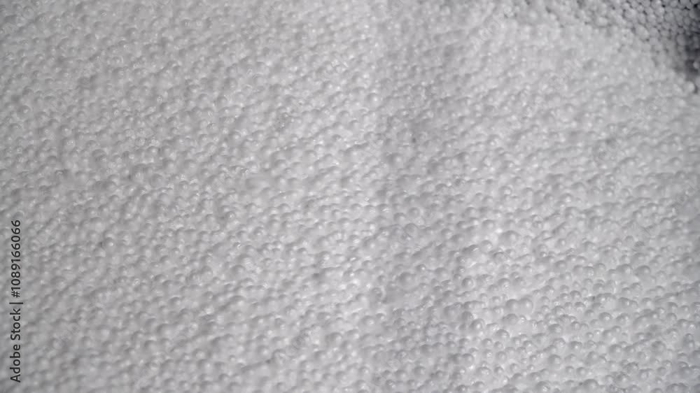 Production of expanded polystyrene. Styrofoam block making machine Production of expanded polystyrene. Styrofoam block making machine