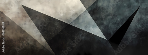 Muted Triangular Abstraction