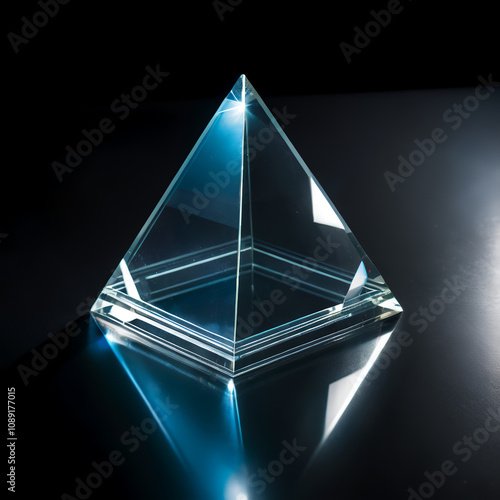 glass pyramid