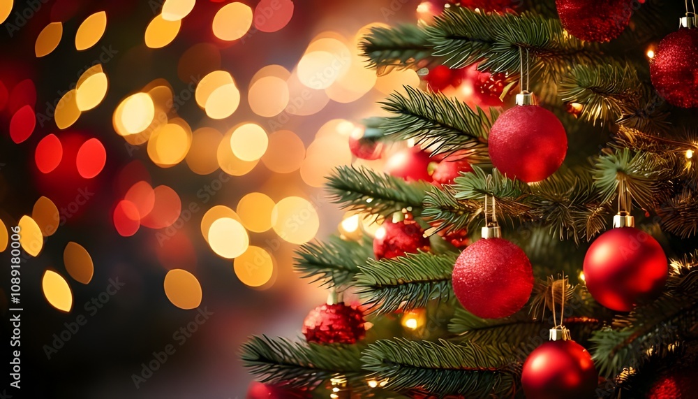 Obraz premium christmas tree decorations