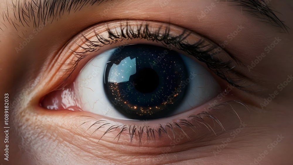 Fototapeta premium Close up of a female eye