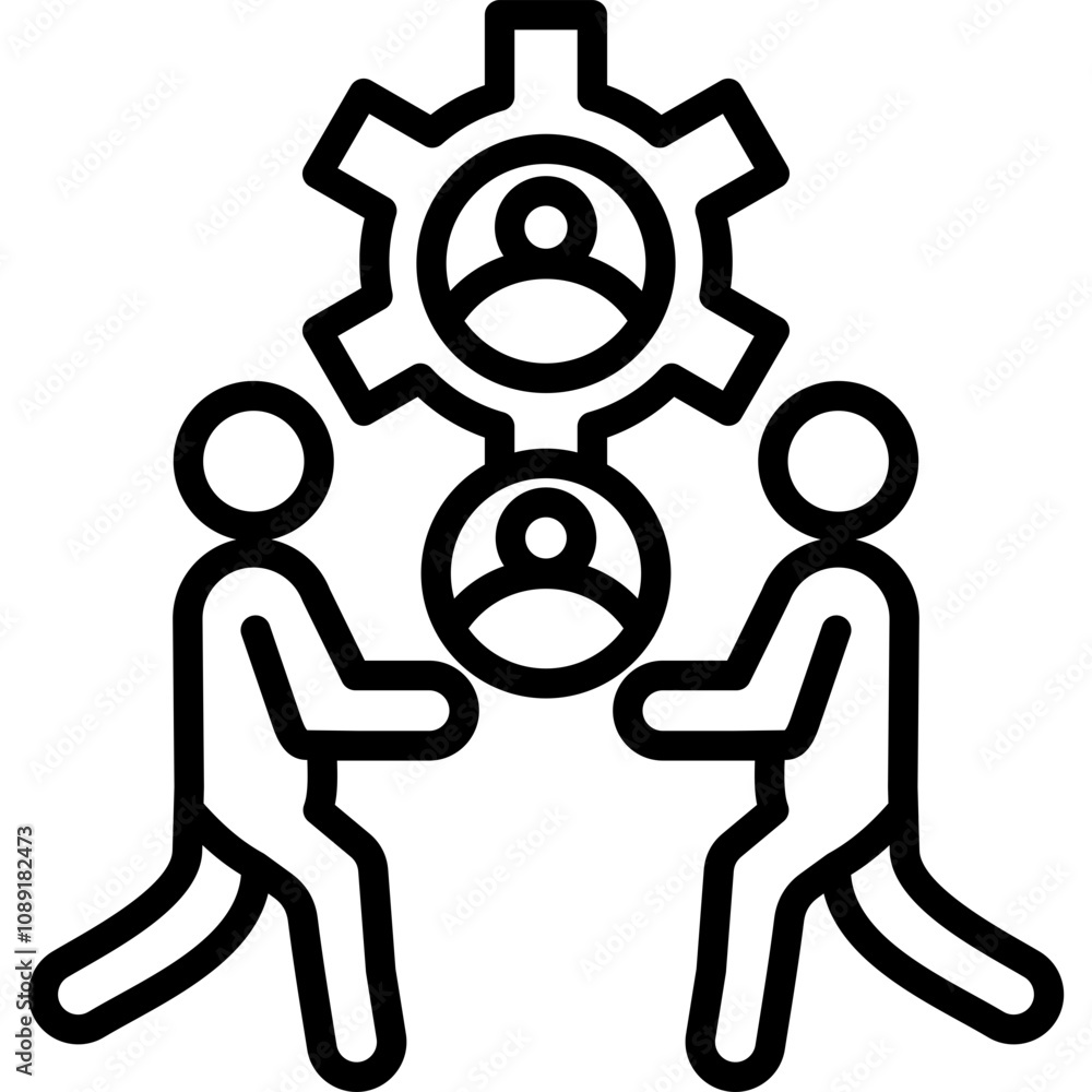 Team Building Icon Team Building Icon