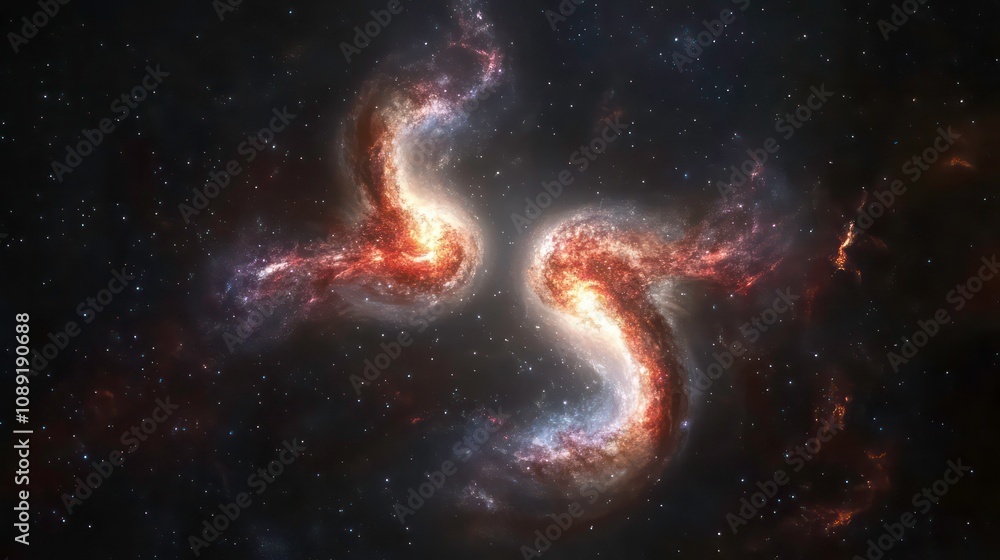 A vibrant, swirling nebula in deep space with glowing gas and dust. A vibrant, swirling nebula in deep space with glowing gas and dust.