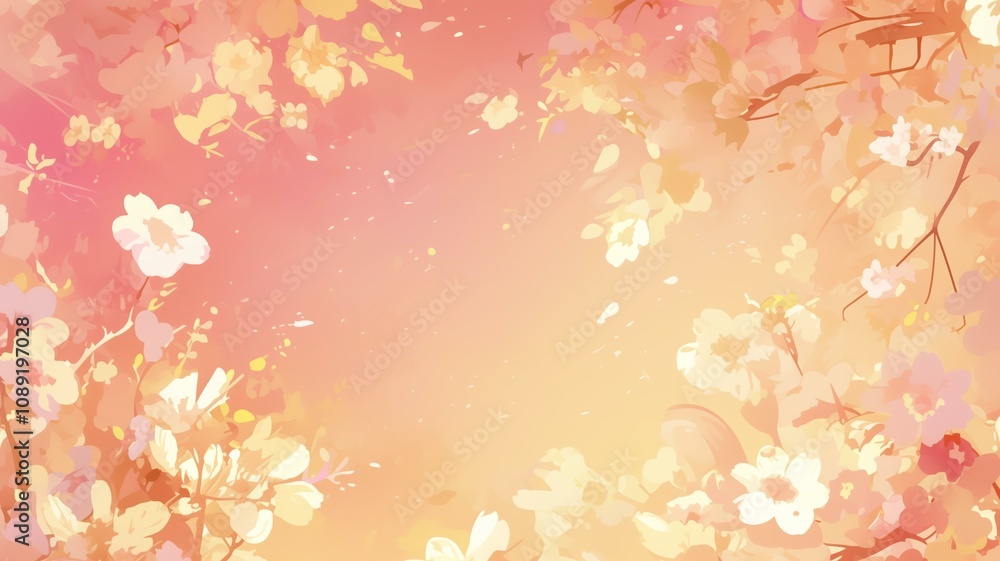 和風のイラスト背景画像 和風のイラスト背景画像