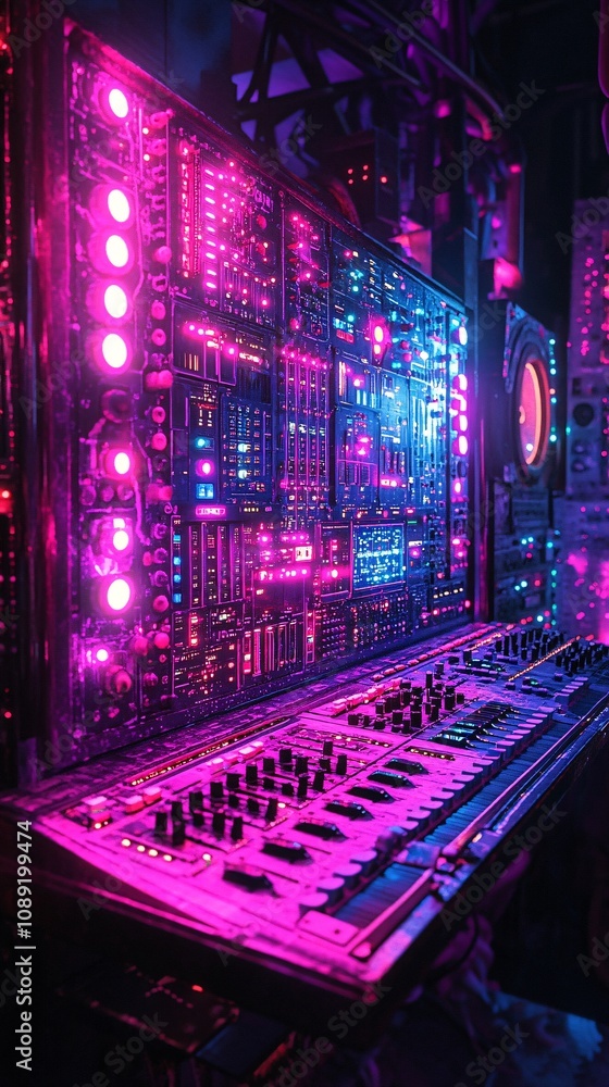 sequencer synthesiser like aliens movie, dark bunker, killer clowns, sequencer synthesiser like aliens movie, dark bunker, killer clowns,