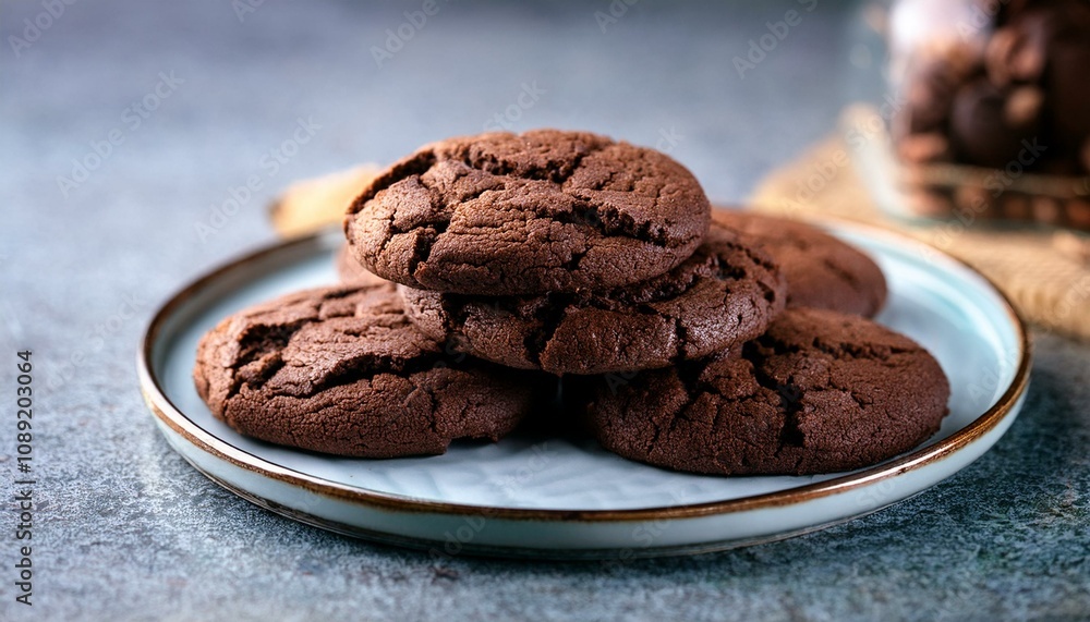 indulge in decadent double chocolate cookies a gooey delight with rich chunks and perfectly baked texture indulge in decadent double chocolate cookies a gooey delight with rich chunks and perfectly baked texture