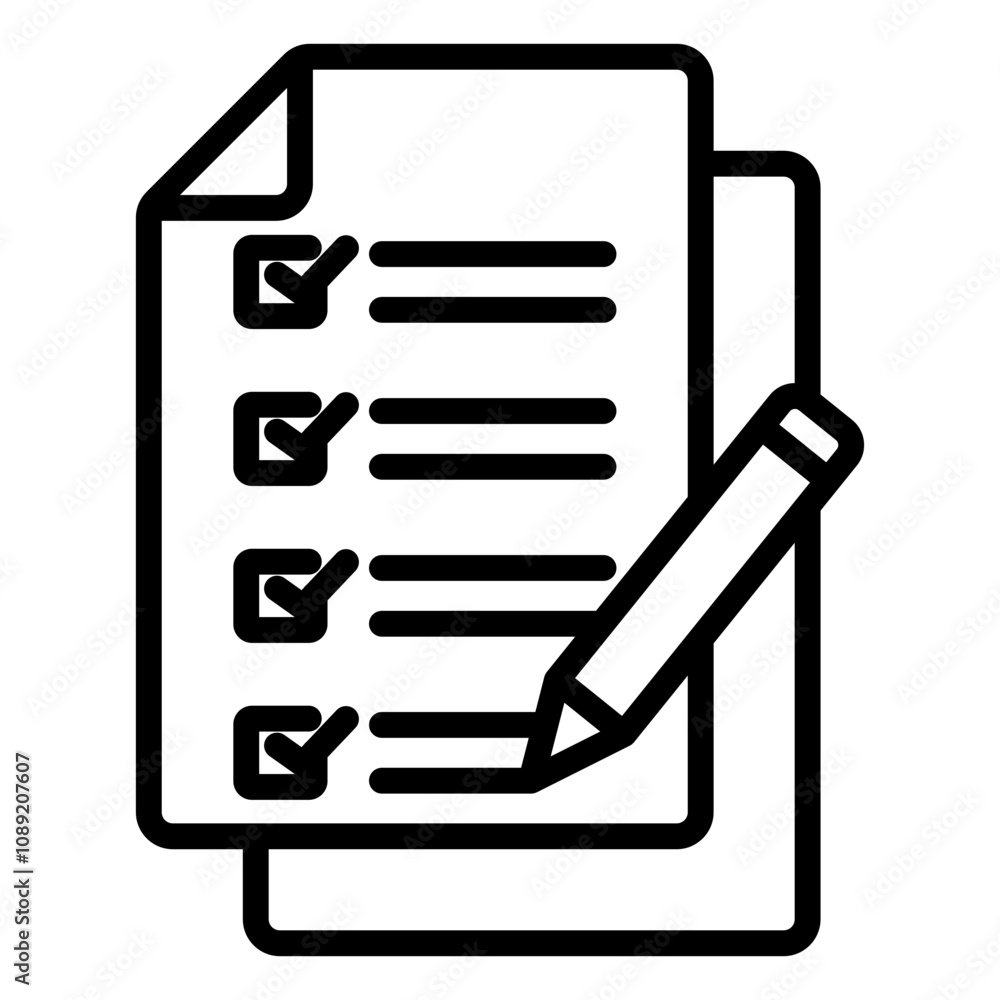 Assessment Outline Icon Assessment Outline Icon
