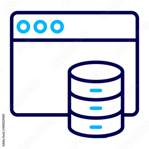 Cloud Web Outline Color icon