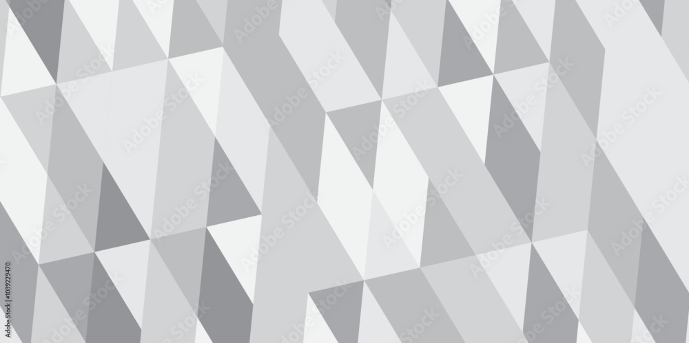 Obraz premium black and gray background seamless mosaic and low polygon triangle texture. triangles in gray tones. Triangle shape retro wall grid pattern geometric ornament tile vector square element.. , <