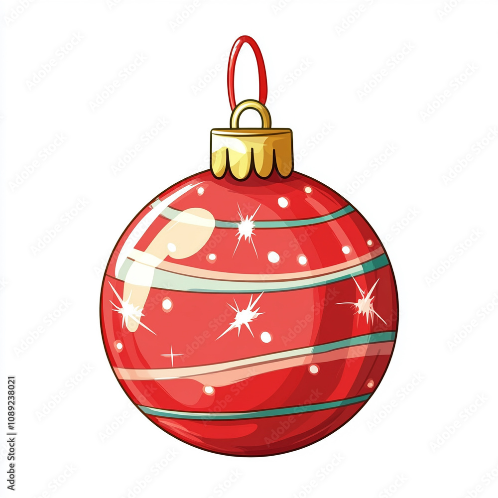 Christmas ball ornaments for decoration isolated on a white background Christmas ball ornaments for decoration isolated on a white background
