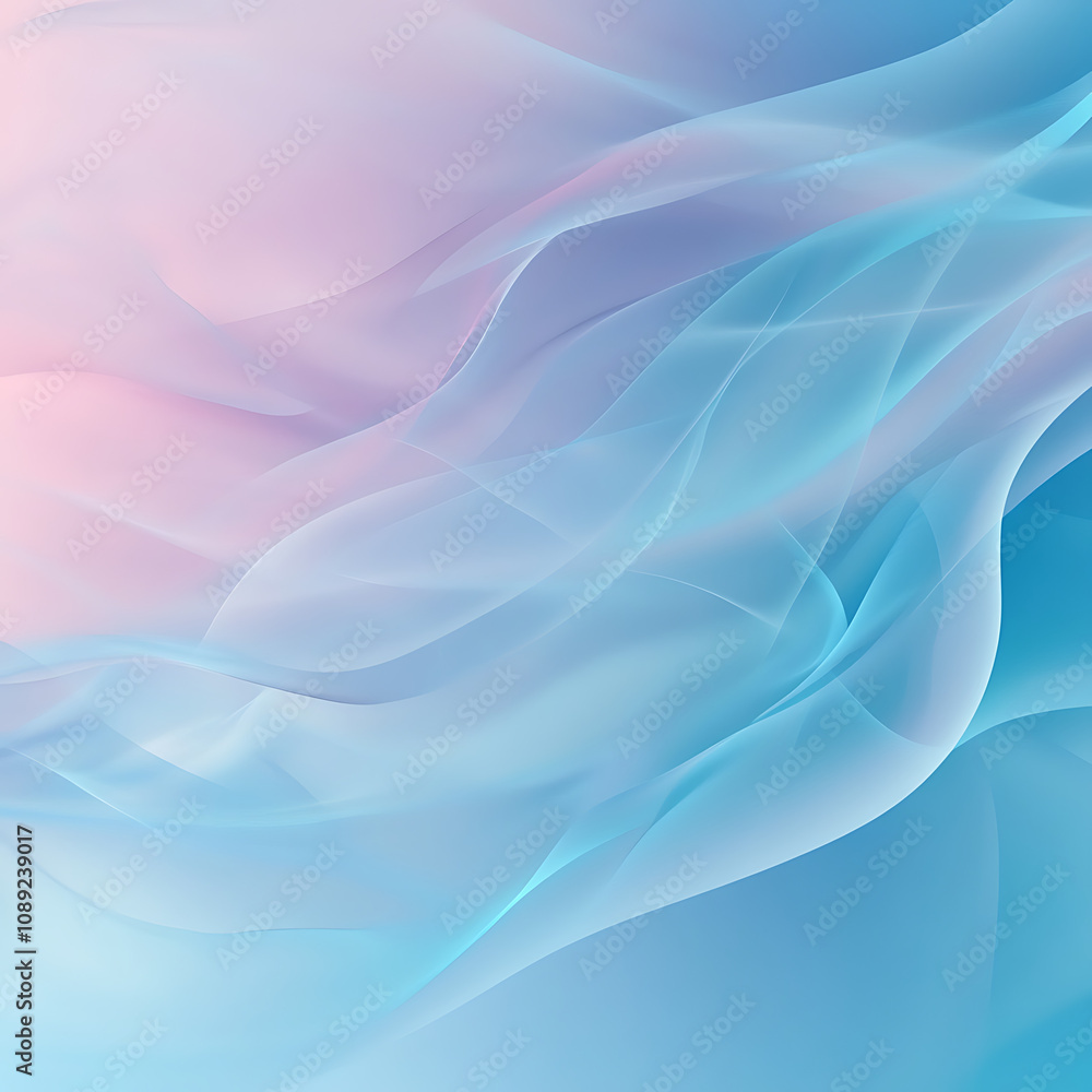 Soft pastel waves in shades of pink and blue creating a serene and calming abstract background for relaxation, design projects, and digital displays. Soft pastel waves in shades of pink and blue creating a serene and calming abstract background for relaxation, design projects, and digital displays.