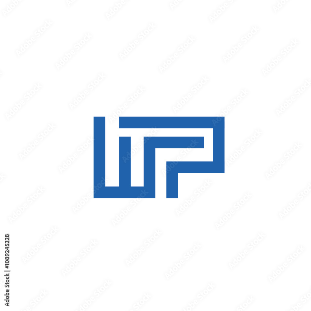 WP logo flat vector design WP logo flat vector design
