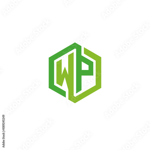 WP logo flat vector design