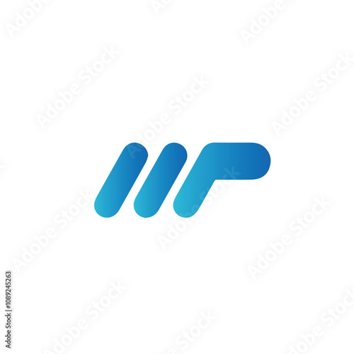 WP logo flat vector design