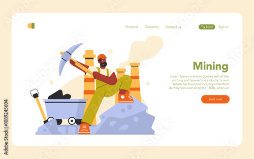 Working Professions. Flat Vector Illustration