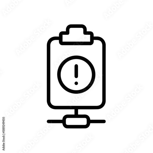 Warning attention icon symbol vector image Illustration