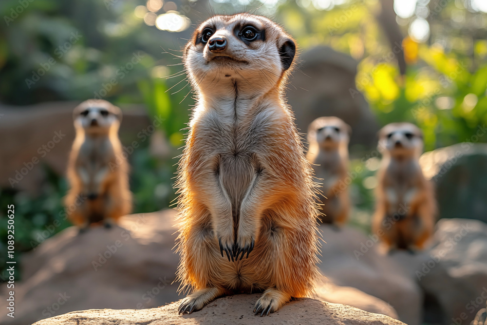 A stunning close-up of a meerkat showcasing its curious gaze and intricate fur details. Perfect for wall art, prints, or unique merchandise that celebrates nature’s charm. A stunning close-up of a meerkat showcasing its curious gaze and intricate fur details. Perfect for wall art, prints, or unique merchandise that celebrates nature’s charm.