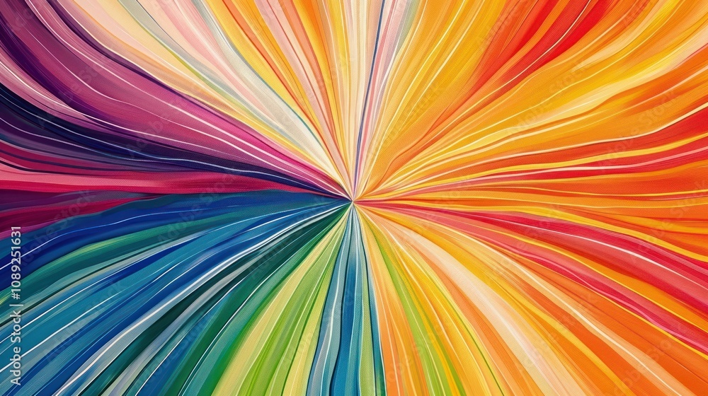 Vibrant colorful abstract radial burst design. Vibrant colorful abstract radial burst design.