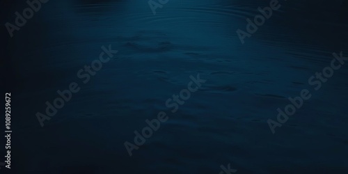 Dark and mysterious river with subtle disturbance, wave patterns, mysterious depths, glassy surface