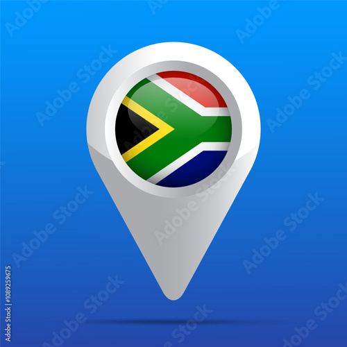 South African Republic Flag Map Icon. Glossy icon. 3D Free Download South African Republic Flag Map Icon. Glossy icon. 3D - GFXLoad