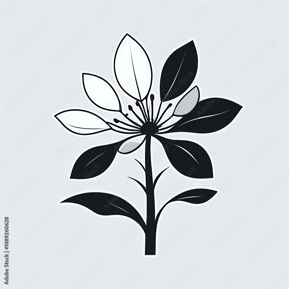 Flowed icon Design in a victor Flowed icon Design in a victor