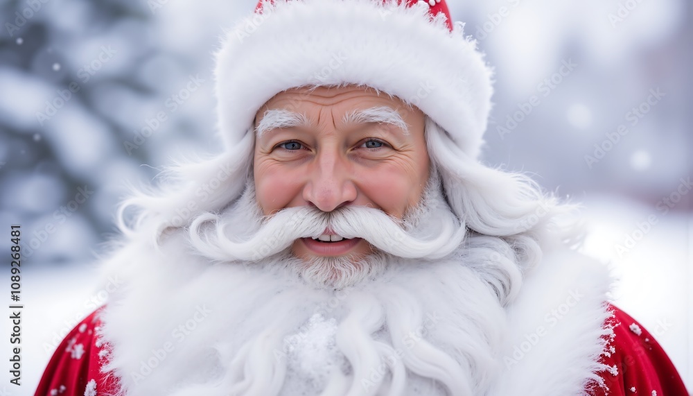 Close-up portrait of Santa Claus Close-up portrait of Santa Claus