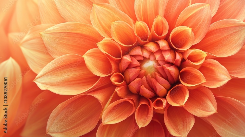 Radiant orange flower with delicate yellow petals forming a stunning spiral pattern, showcasing intricate details and soft textures. Radiant orange flower with delicate yellow petals forming a stunning spiral pattern, showcasing intricate details and soft textures.
