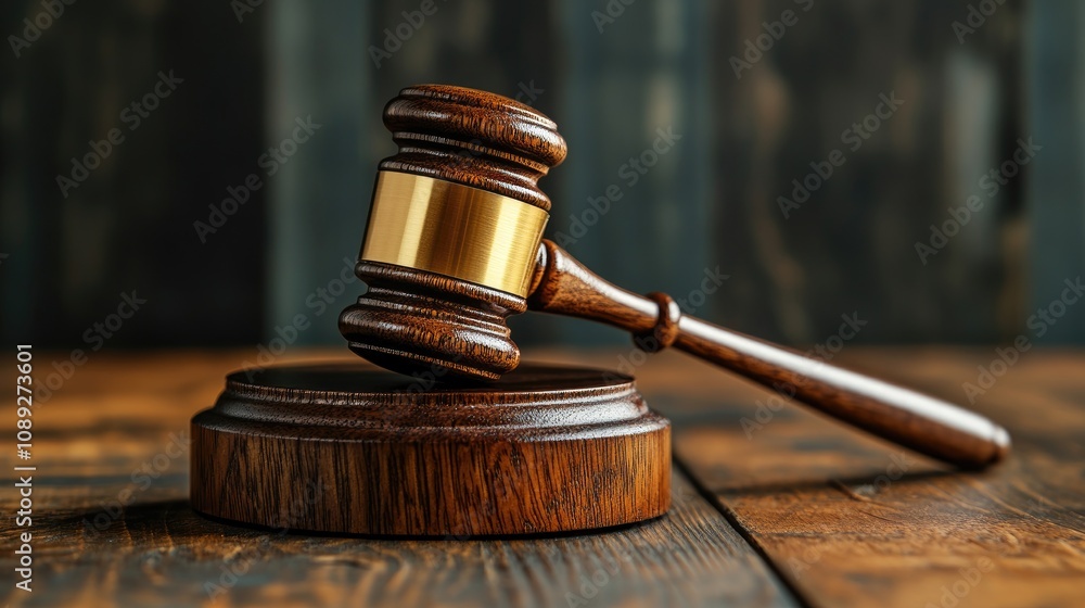 Auction gavel resting on a wooden base signifying legal proceedings related to real estate and property auctions, highlighting investment opportunities and tax implications. Auction gavel resting on a wooden base signifying legal proceedings related to real estate and property auctions, highlighting investment opportunities and tax implications.