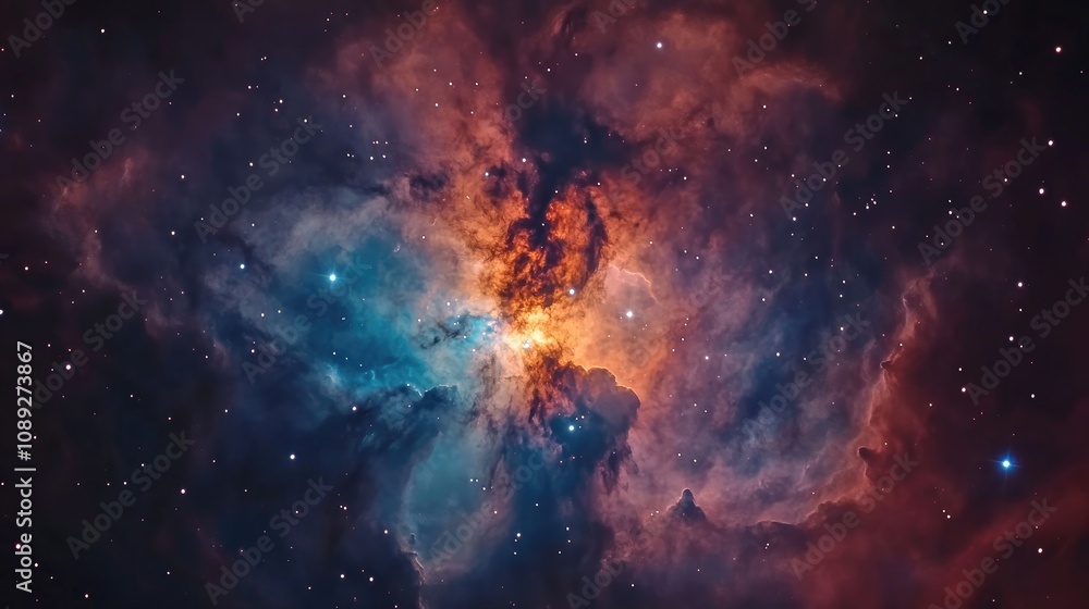 Vibrant nebula galaxy captured through a telescope, featuring striking colors, luminous stars, and a fantastical cosmic backdrop rich in depth and beauty. Vibrant nebula galaxy captured through a telescope, featuring striking colors, luminous stars, and a fantastical cosmic backdrop rich in depth and beauty.