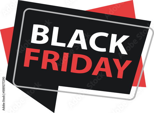 Black Friday sale banner design for marketing