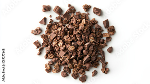 Wallpaper Mural "Indulgent Start: Chocolate Granola with Milk" Torontodigital.ca